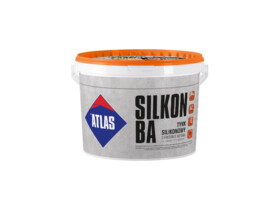 ATLAS SILKON BA tynk silikonowy o fakturze betonu 20KG 